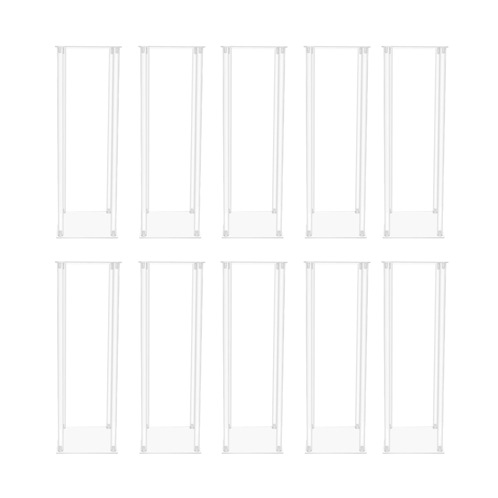 Florist Supply Vases - 10 stuks Acryl Vaas, Bruiloft Tafeldecoratie
