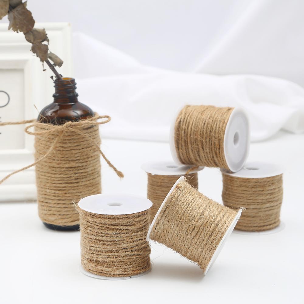 Natural Florist Supply - Natuurlijke jute touw, hennepkoord, linnen touw,