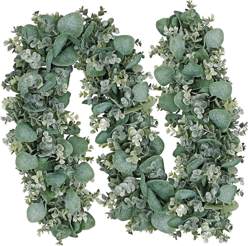 Eucalyptus Preserved - 6 'Lange Faux Gemengde Eucalyptus Bladeren