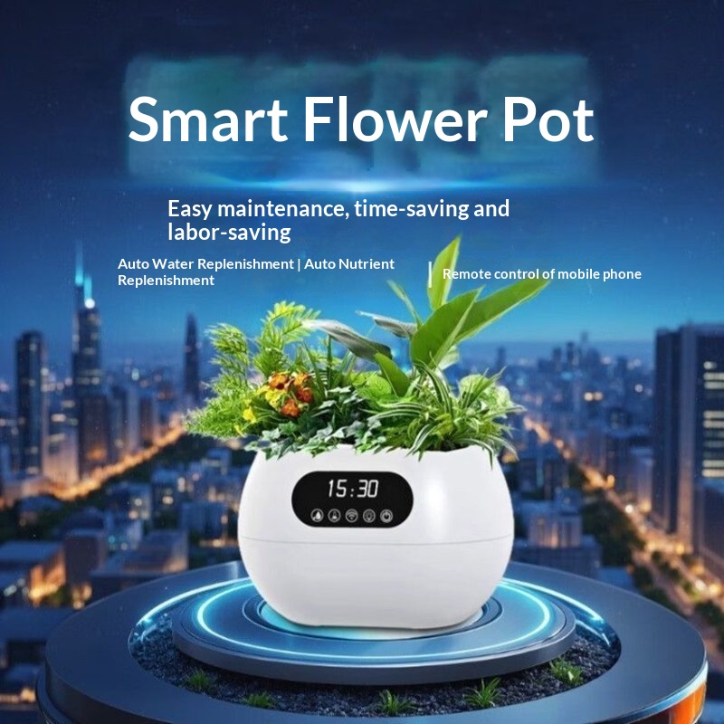 Flower Supply - AI Intelligente Bloempot Automatische Bewatering Voedingsstoftoevoer