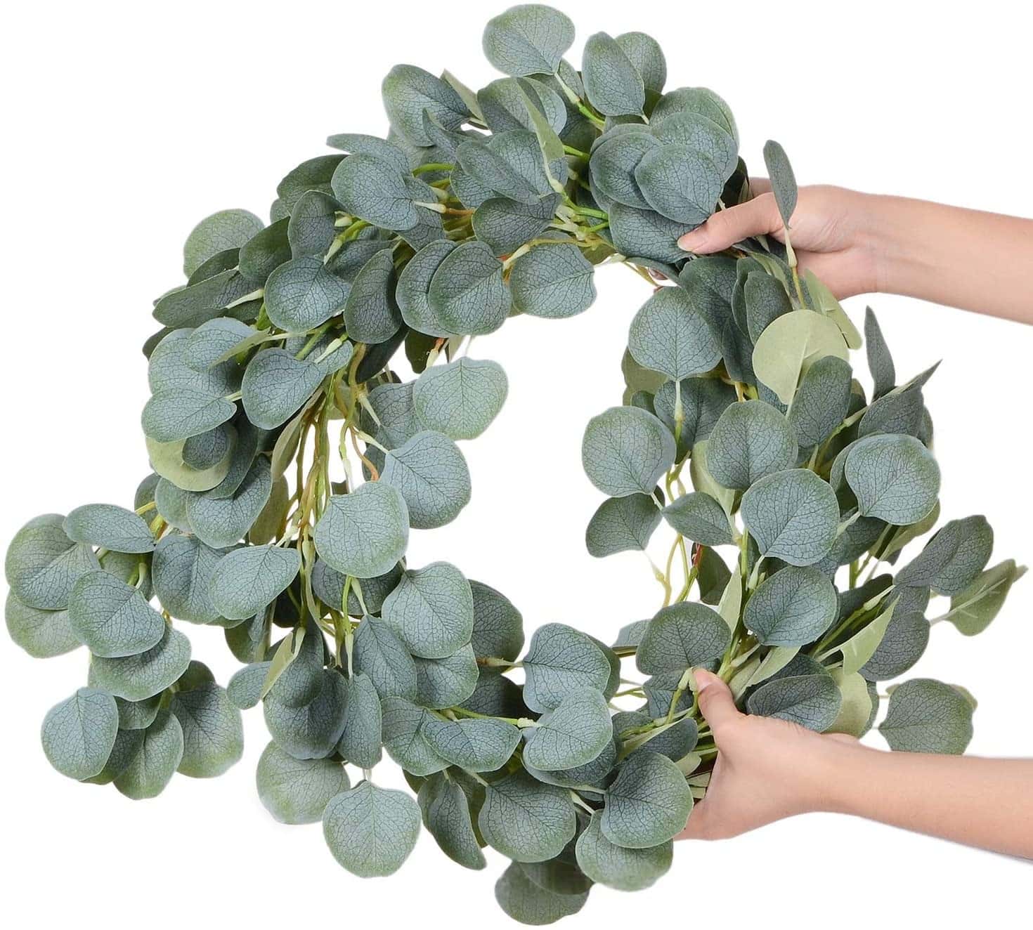 Eucalyptus Preserved - 180cm Kunstmatige Garland Eucalyptus Klimop Geldboom