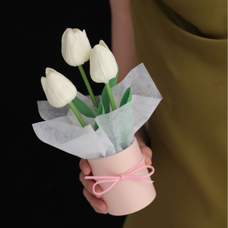 Handgebreide tulp bloemenbox,  - Florist Supply Buckets recensie en prijs