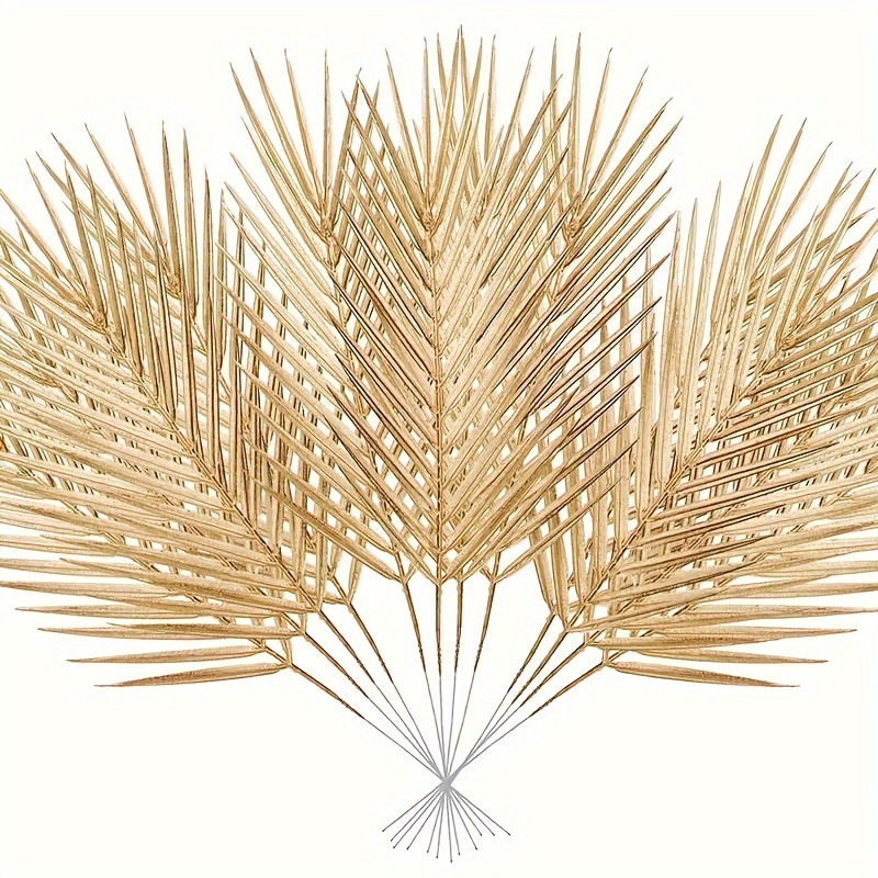 5 stks Gouden Kunstmatige Palm - Florist Supply Vases recensie en prijs