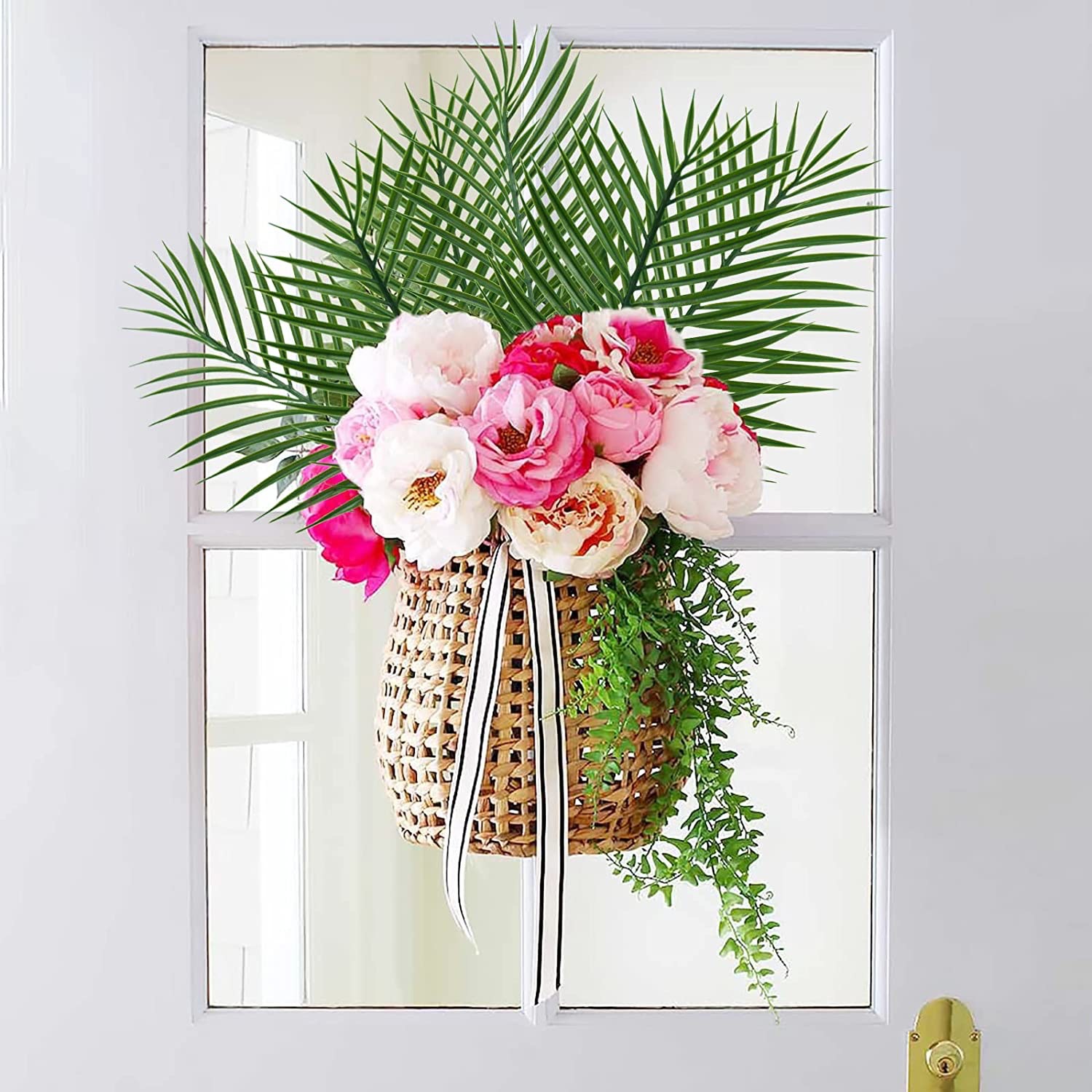 5 stks Gouden Kunstmatige Palm - Florist Supply Vases recensie en prijs