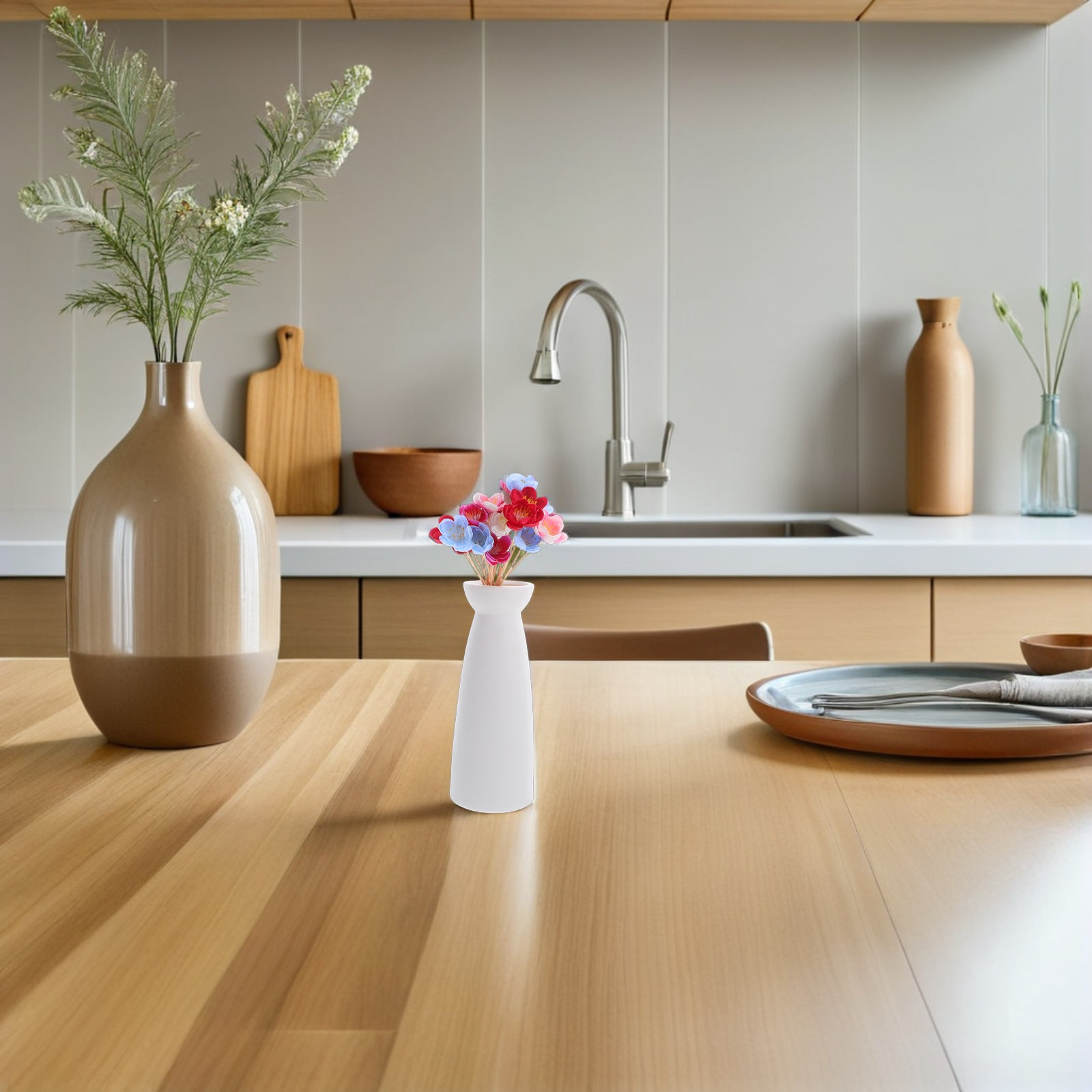 100 stuks elegante bloemenfrui - Floral Picks Wood recensie en prijs