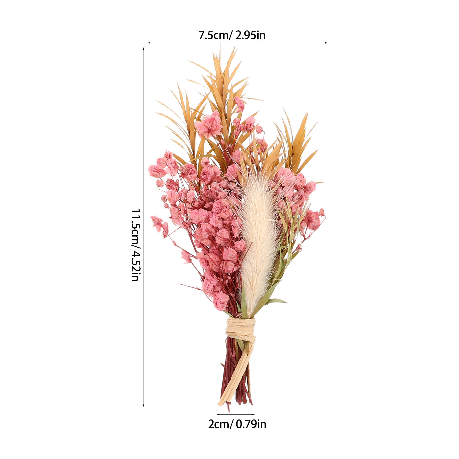 3 stuks mini gedroogde bloemen - Florist Supply Vases recensie en prijs