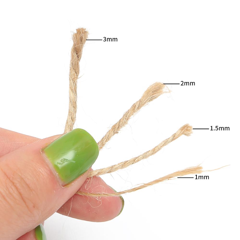 Natuurlijke jute touw, hennepk - Natural Florist Supply recensie en prijs