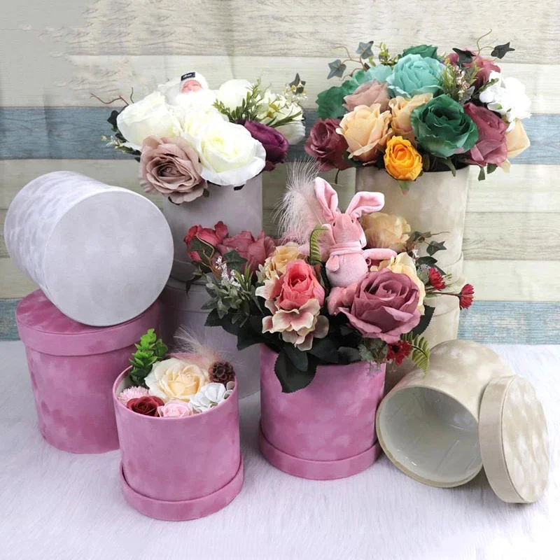 3 stks/set Ronde Vorm Fluwelen - Florist Supply Buckets recensie en prijs