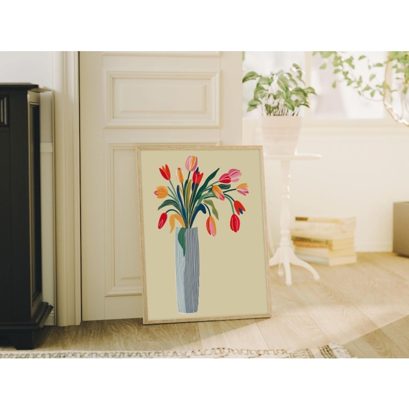 2 stuks tulpbloemen canvas kun - Florist Supply Vases recensie en prijs